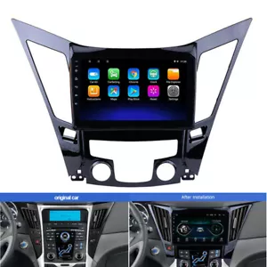 For Hyundai Sonata 2011-14 Car Radio GPS Navigation Android 10.1 WIFI MP5 Player - Picture 1 of 11