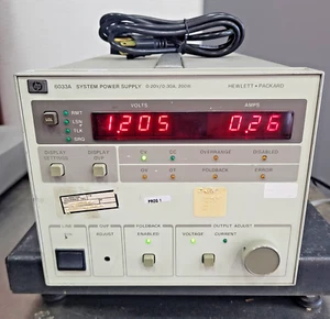 *TESTED* HP 6033A Power Supply 0-20V, 0-30A, 200W - Photo 1/4