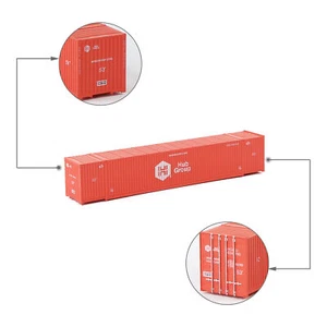 Evemodel N Scale 53ft 1:160 Shipping Container 53' Cargo Box with Magnets C15009 - Picture 1 of 28