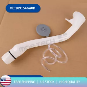 Para Infiniti Q50 Q60 2014-2020 Parabrisas Lavadora Depósito Tanque Entrada Tubo Cuello - Imagen 1 de 8