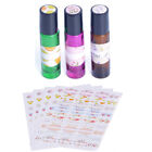 10Pcs Assorted Colors Stickers Adhesive Oil Bottle Labels for Essential Oil