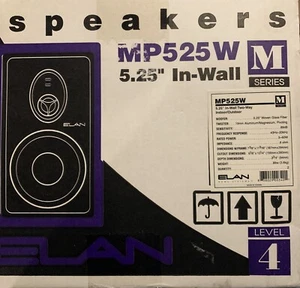 Altavoz de pared bidireccional doble Elan MP525W de 5-1/4" blanco - tweeter de titanio/magnesio - Imagen 1 de 6