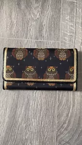 Braccialini Canvas Leather Wallet WATCH PICTURES - Picture 1 of 12