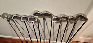 Used - Yonex golf set (RH, Female) with 9 irons and 2 putters + bag - Picture 1 of 5