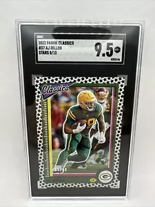 2022 Panini Classics Football AJ Dillon Stars Parallel #/10 SGC 9.5 - Picture 1 of 2