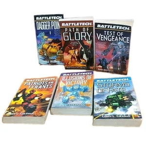 Battletech 1st Printing Vintage 2000 LOT OF 6 Paperback TPB ROC FASA - Picture 1 of 18