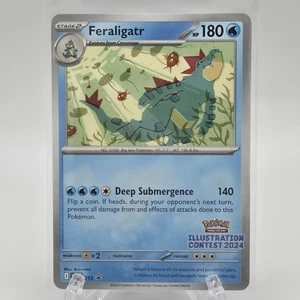 Feraligatr - SVP 213 Concurso de Ilustración 2024 Promo COMO NUEVO/CASI NUEVO - Tarjeta Pokémon - Imagen 1 de 2