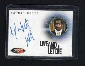 The Complete James Bond Autograph Auto Card A51 Yaphet Kotto as Kananga - Picture 1 of 4