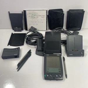 Palm Pilot III 3Com Vintage Organisateur LCD Numérique PDA avec Stylet + Accessoires - Photo 1 sur 18