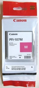 Original Canon PFI-107M Magenta 130ml Original Tintentank IPF Ablaufdatum 2023 - Bild 1 von 1