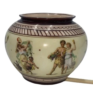 Jarrón de cerámica vintage con inserto extraíble estilo europeo intrincado clásico sc - Imagen 1 de 8