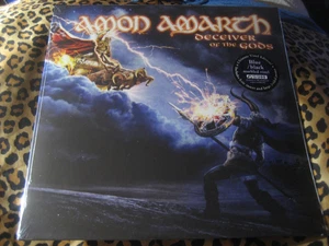 AMON AMARTH deceiver of the gods BLUE/BLACK VINYL LP 2017 unleashed - Picture 1 of 3