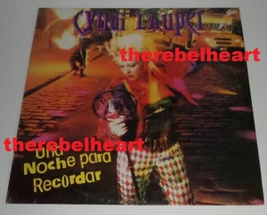 CYNDI LAUPER A Night To Remember 1989 Argentinian LP - COVER PHOTO VARIANT Rare - Picture 1 of 2