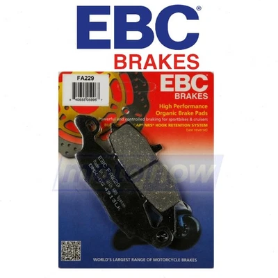 EBC Front Left Organic Brake Pads for 2008-2011 Kawasaki KLE650 Versys - xs — 第 1/4 张图片