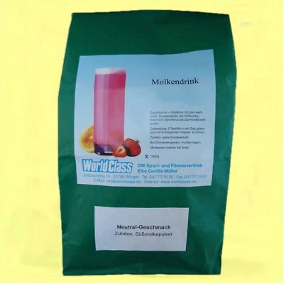 Siero di latte 1 kg naturale dimagrante proteine cura a digiuno sovrappeso siero di latte in polvere additivo da bagno - Immagine 1 di 2