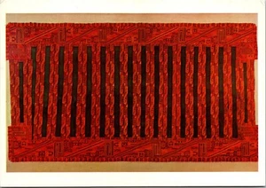 Inca Mantle 2,000-3,000 yrs old antique from Peru United Nations Postcard - Picture 1 of 2