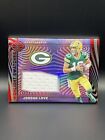 2023 Illusions Jordan Love Red Highlight Swatches Patch /199 Packers TS1