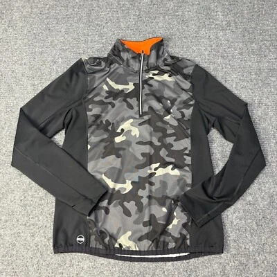 Pullover Ralph Lauren Mujer Grande Negro Camuflaje 1/4 Cremallera Rendimiento LRL Foto 1 de 4