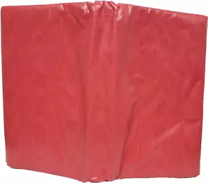 Tovaglia da cucina posteriore in vinile flanella superiore, 52""X52"" QUADRATA, ROSSO FINTO LEGNO - Foto 1 di 10