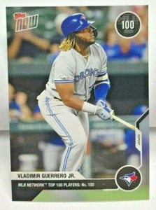 Vladimir Guerrero Jr 2020 Topps Now MLB Network's Top 100#MN100 BLUE JAYS SP/491
