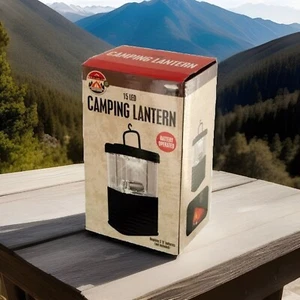 15 LED CAMPING LATERNE MIT AUFHÄNGEHAKEN - FÜR CAMPING, JAGD & NOTFÄLLE - Bild 1 von 2