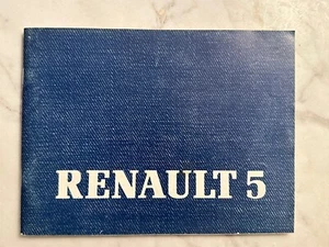 Libretto Uso E Manutenzione Renault 5 - Foto 1 di 5