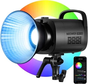 NEEWER RGB CB60 Continuous 70W CRI 97+ LED Video Light Bowens Fit- Fast Delivery - Picture 1 of 8