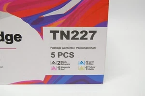EZink TN227 5 Stück Premium Brother Tonerkartusche Vakuumversiegelt Patronen Neu - Bild 1 von 7