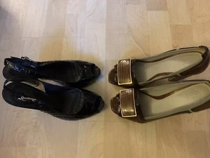Paket #1 Tory Burch Heels 2 Paar Größe 7M - Bild 1 von 9