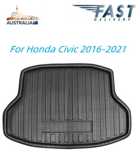 Auto Rear Trunk Mat Waterproof Dustproof Foam Cover For Honda Civic 2016-2021 - Picture 1 of 7