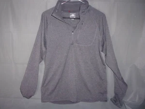Pacific Trail Mens Large Longsleeve 1/4 Zip Pullover Jacket Gray Outdoor Hiking - Picture 1 of 3