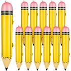  12pcs Inflatable Pencil Props Jumbo Pencil Toys Large Pencil Inflatables
