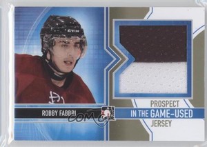 2013-14 In the Game-Used Prospect Jersey Gold Robby Fabbri #PJ-09