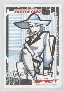 2008 Inkworks The Spirit Sketch Cards 1/1 Michael T Sandborn #SK-13 Sketch 2d8