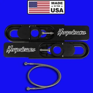 Extensiones de basculante y línea de freno Hayabusa 1999-2007 "Hecho en Estados Unidos" - Imagen 1 de 2
