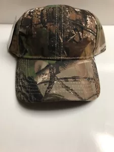 BRAND NEW W/TAGS KATI REALTREE CAMOUFLAGE/CAMO AJUSTABLE FLEX-STRAP BALL CAP/HAT - Picture 1 of 12
