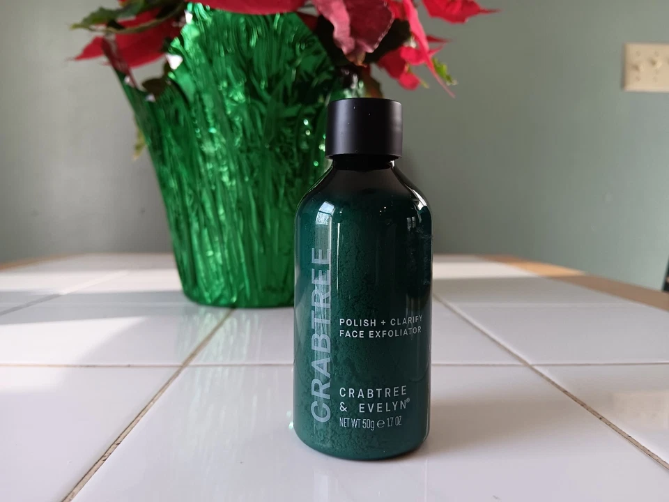 Crabtree & Evelyn Esmalte + Polvo Exfoliante Facial Clarificar 1.7oz Cuidado de la Piel. USA Foto 1 de 4