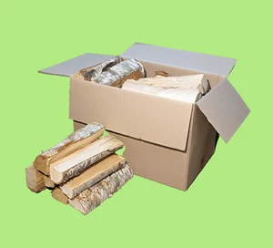 Kaminholz BIRKE trocken 30 kg, 25 oder 33 cm Birkenholz Brennholz Feuerholz Holz - Bild 1 von 12