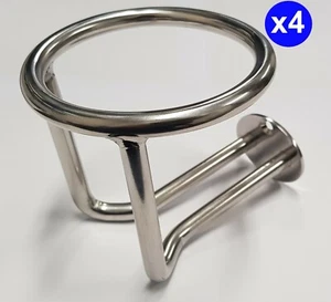 Vertical Surface Mounting Drink Holder 90mm x 4pcs - Picture 1 of 5