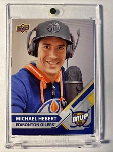 Michael Hebert /Podcaster Edmonton Oilers | 2020/21 UD MY MVP SET Short Print - Picture 1 of 4