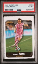 2023 Lionel Messi 1st INTER MIAMI CARD SPORTS ILLUSTRATED FOR KIDS PSA 6 EX-MT