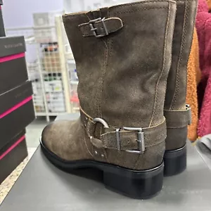 Vince Camuto Damen Tabacco Vintage Wildleder Motorradstiefel Größe 6M - Bild 1 von 5
