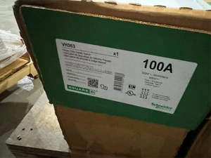 Nuevo Interruptor de Seguridad Fusible Square D VH363 100 Amp 600v Desconexión Nuevo en Caja - Imagen 1 de 1