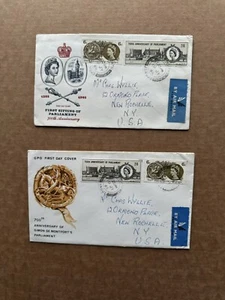 Great Britain 1965 FDC +700th Anniv UK Parliament #SG663-64 +2 Diff Cachet +Neat - Picture 1 of 2