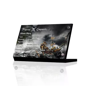 Display Plaque stand for LEGO 71042 Pirates Silent Mary, MP52 - Picture 1 of 3