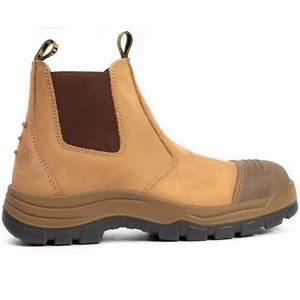 Botas de trabajo antideslizantes de seguridad antideslizantes con puntera de trigo suave/acero para hombre - Imagen 1 de 6
