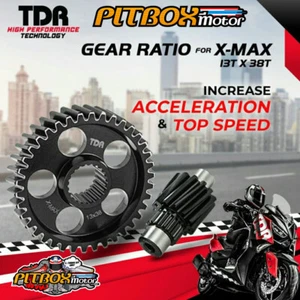 TDR Secondary Gears Ratio 13T x 38T For Yamaha X-MAX MBK 13-38 - Bild 1 von 8