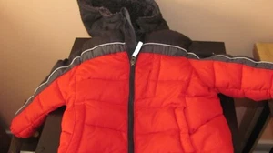 Boy’s ZeroXposur Red & Black Winter Coat w Hood Jacket Size 3T Boys Toddler SALE - Picture 1 of 5