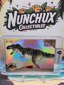 2025 SDCC Cryptozoic Jurassic Park Encased Production Concept T Rex 6/99 - Picture 1 of 3