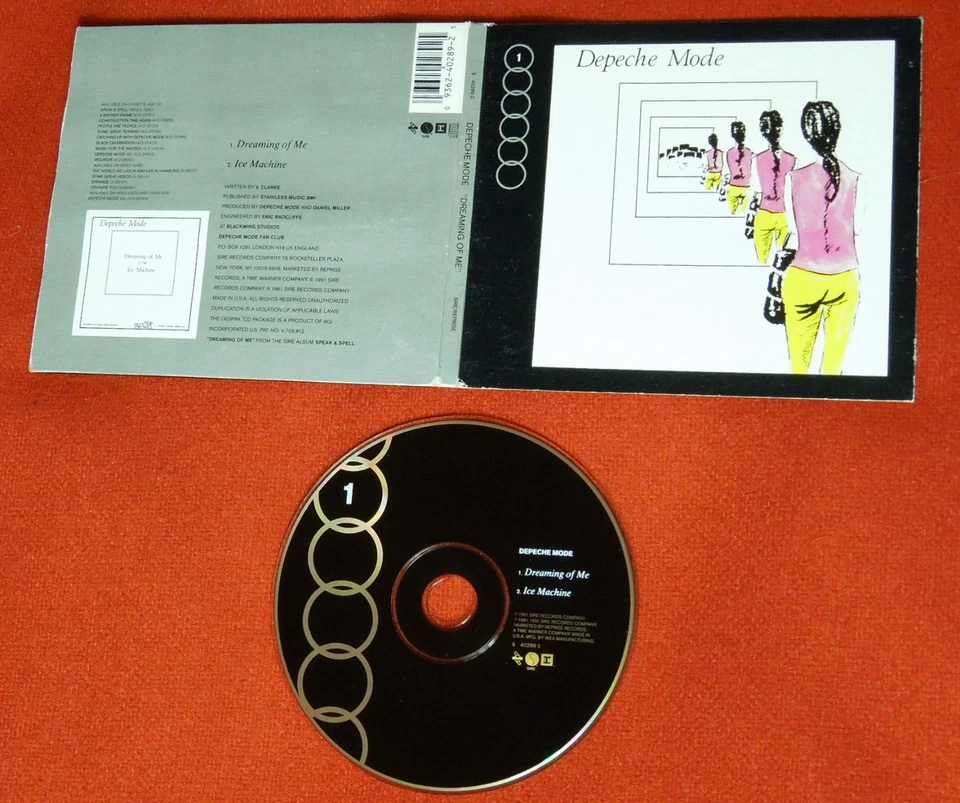 DEPECHE MODE Dreaming Of Me USA Maxi CD rare oop DIGIPACK MCD 1981 GOTHIC POP - Bild 1 von 1